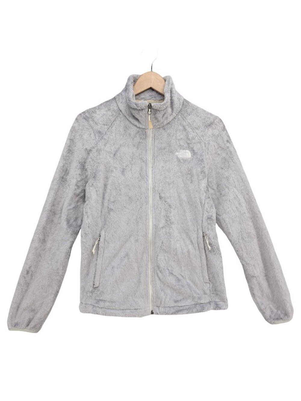 The North Face Osito 2 Fleece Jacket Womens Grey Full Zip Pockets Size M